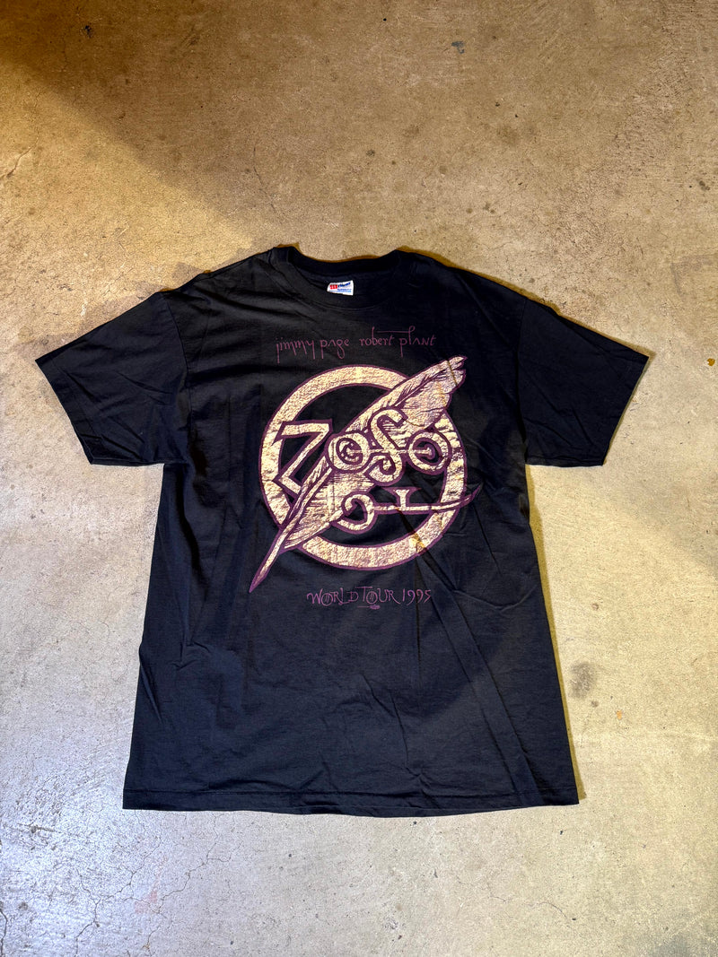 90s Jimmy Page & Robert Plant Zoso Tee-XL