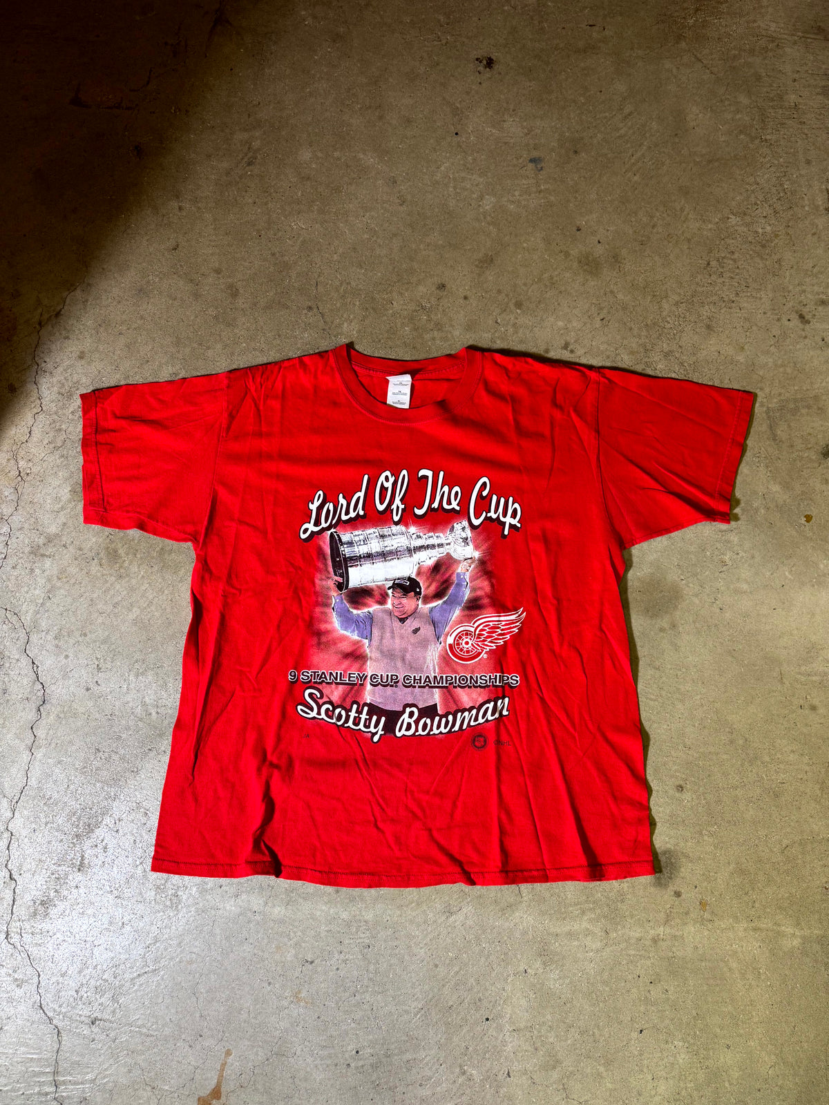 Detroit Red Wings Lord of The Cup Tee-XL
