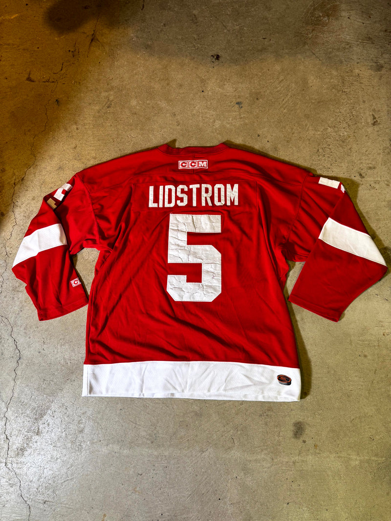 Detroit Red Wings Lidstrom Jersey-L