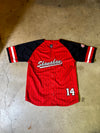 Detroit Redwings Shanahan Baseball Jersey-L