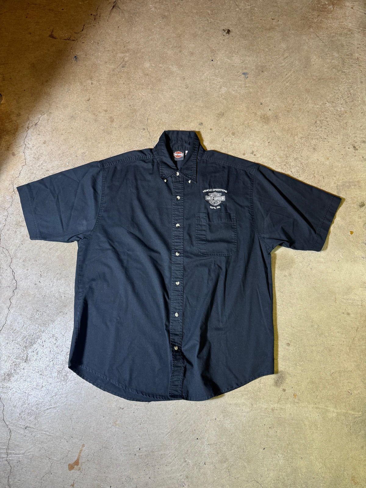 Harley Davidson Button up-L