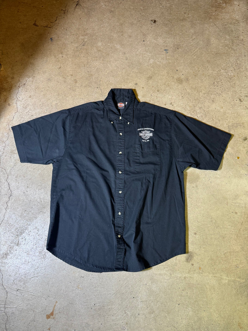 Harley Davidson Button up-L