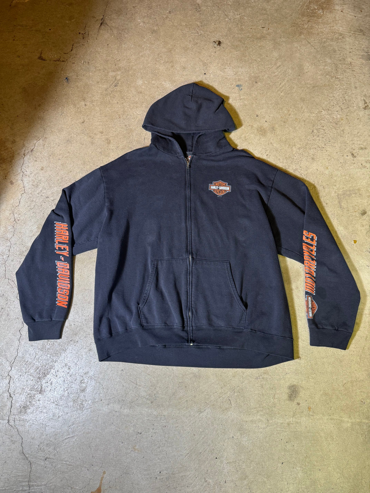 Harley Davidson Skull Hoodie-XXL