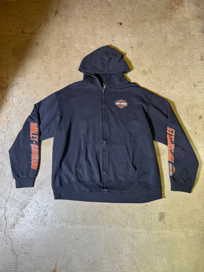 Harley Davidson Skull Hoodie-XXL