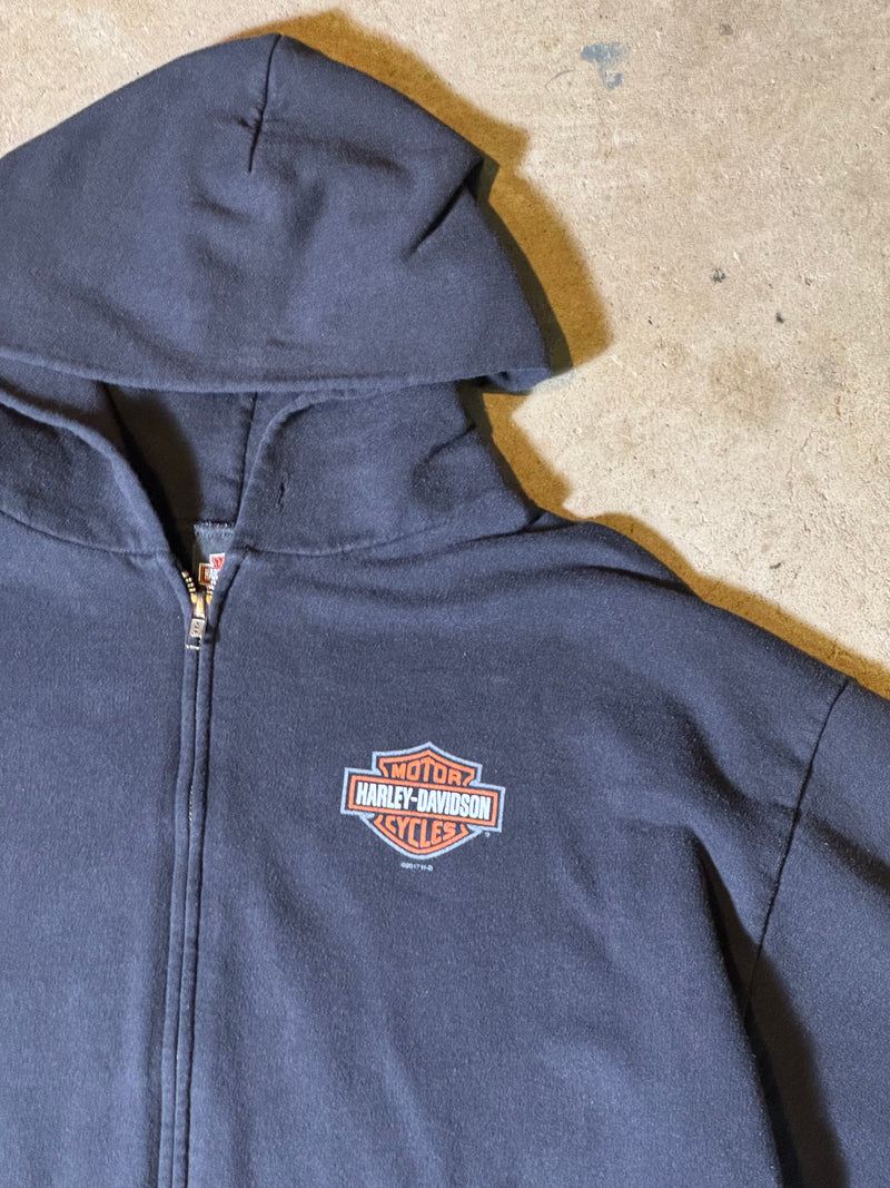 Harley Davidson Skull Hoodie-XXL