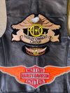 80s Harley Davidson Leather Vest-L