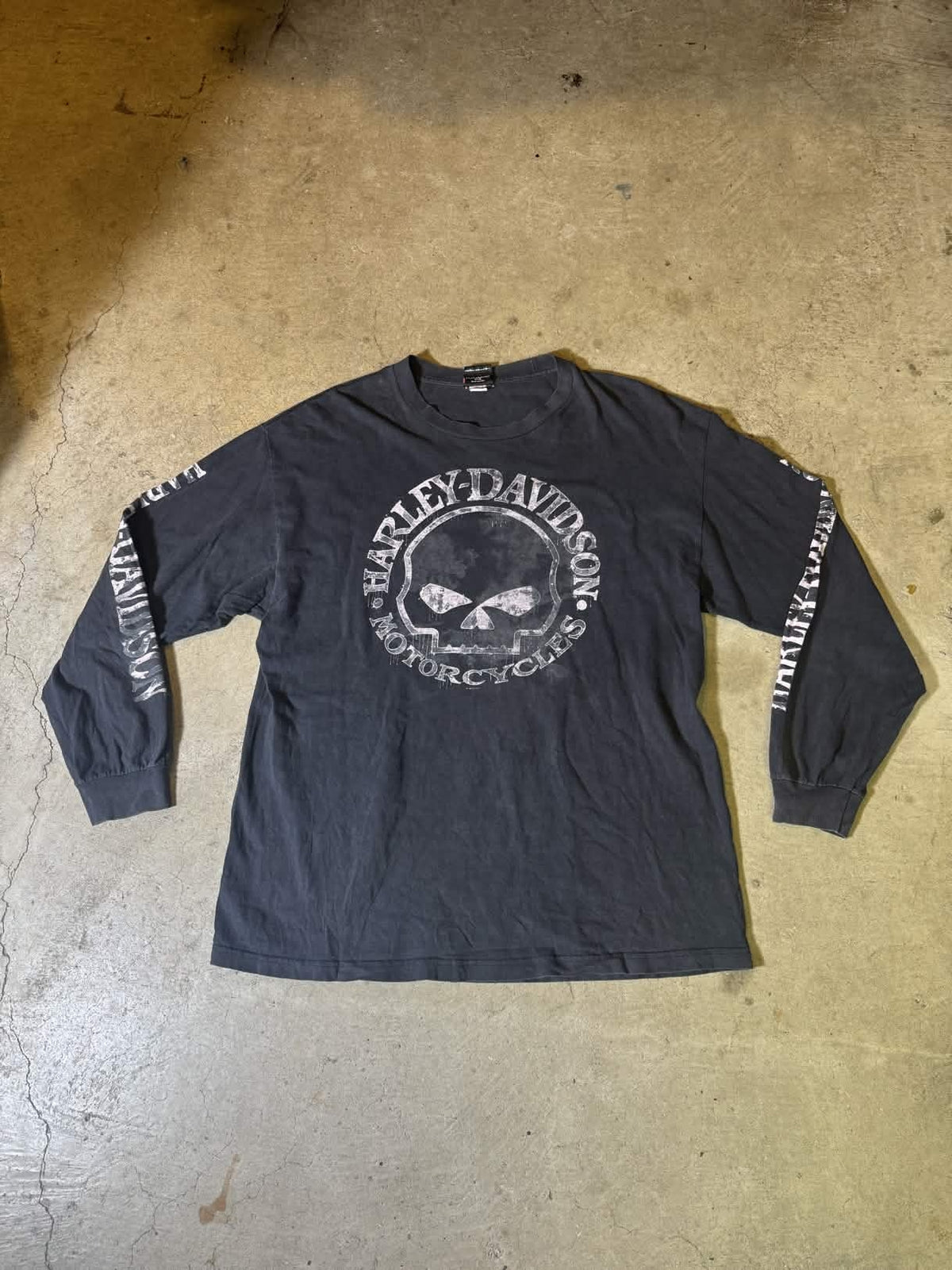 Harley Davidson Skull Long sleeve-L