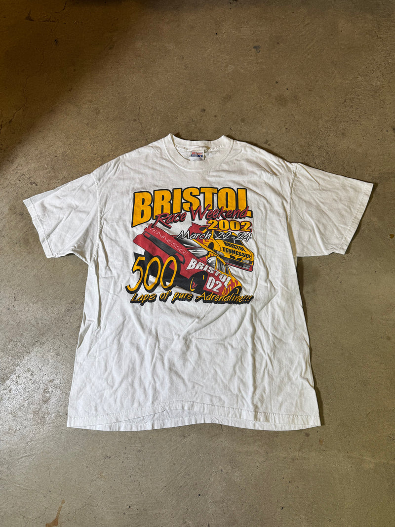 2002 NASCAR Bristol Racing Tee-XL