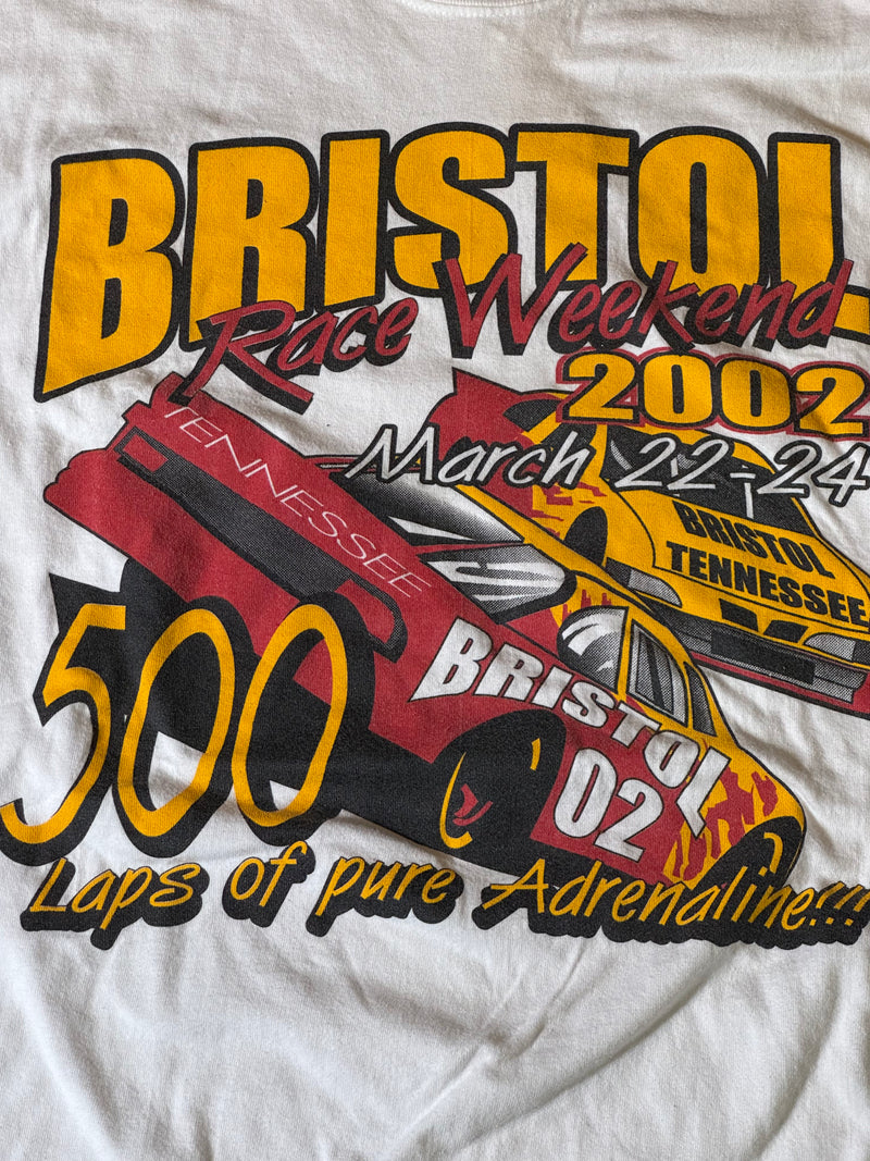 2002 NASCAR Bristol Racing Tee-XL