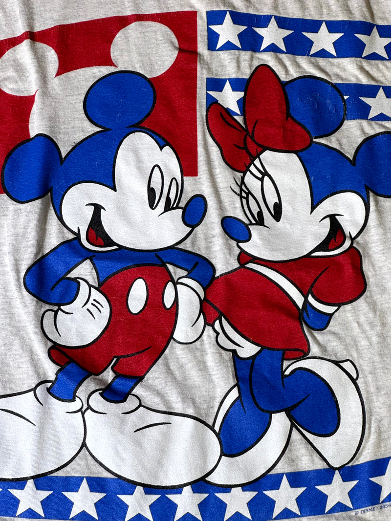 90s Disney Mickey & Minnie Tee-L