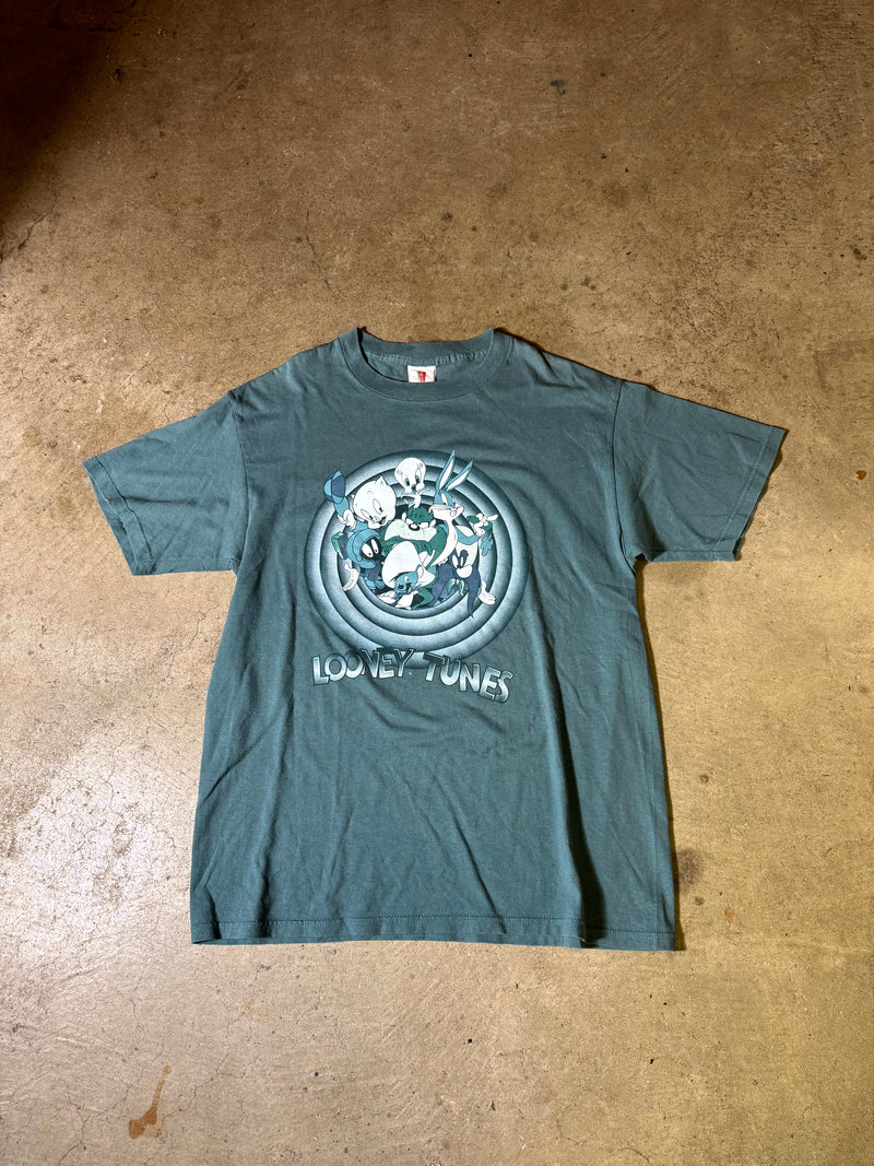 90s Looney tunes Six Flags Tee-L