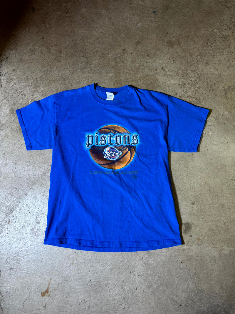 Y2K Detroit Pistons tee-L