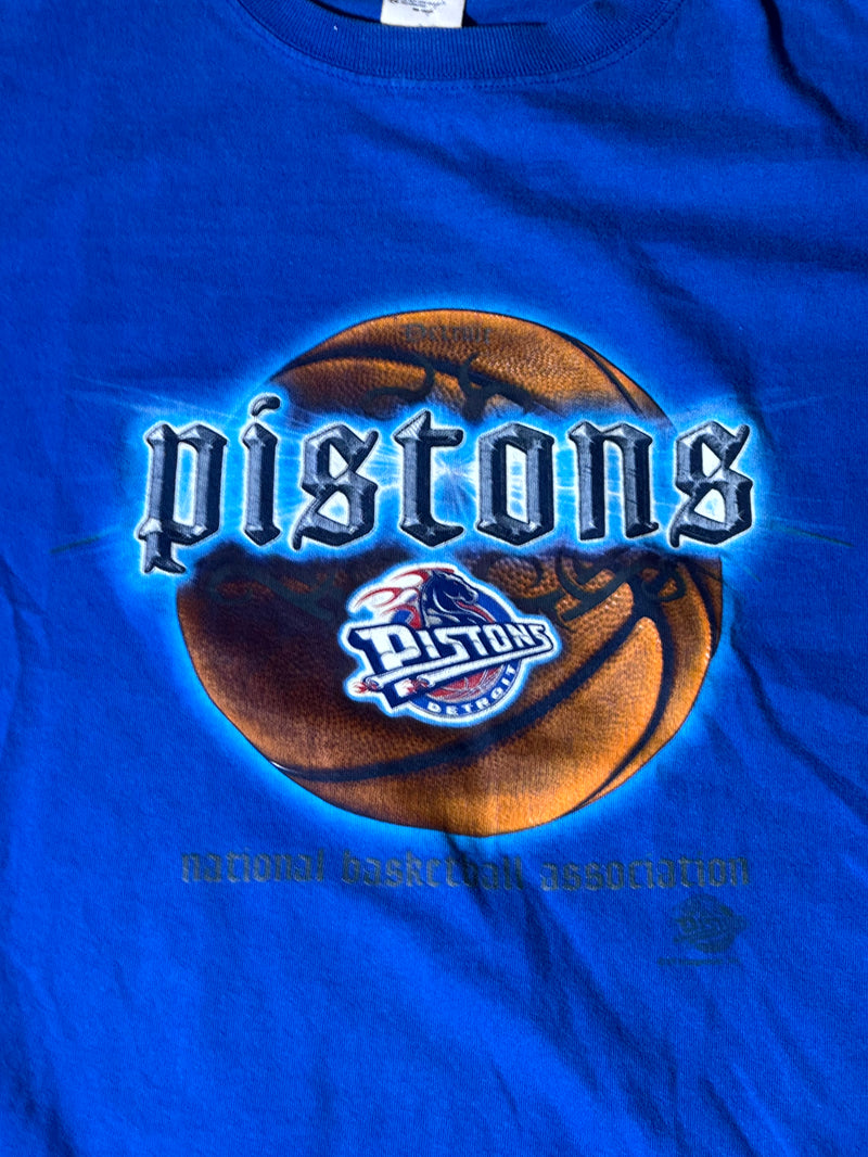 Y2K Detroit Pistons tee-L