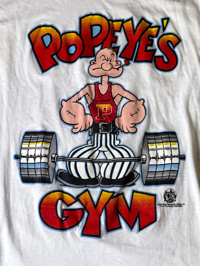 90s popeyes GYM Tee-L