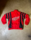 90s Starter Detroit Red Wings Quarter zip windbreaker-L