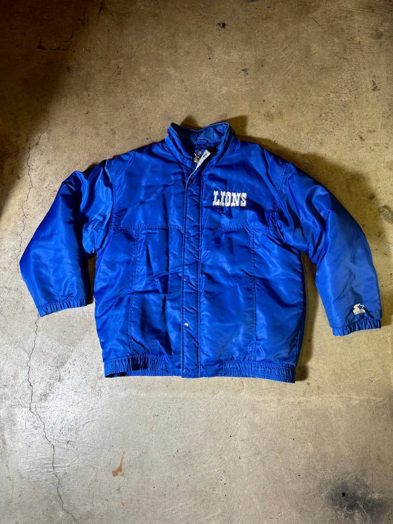 90s Starter Detroit Lions Jacket-L