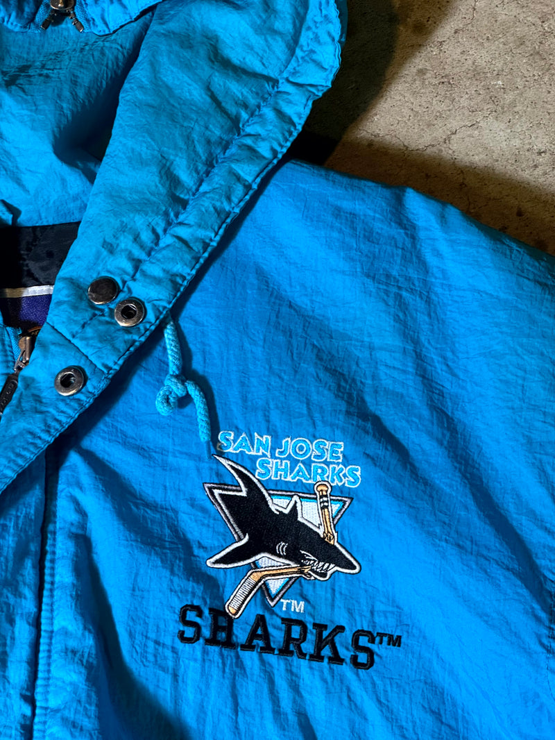 90s San Jose Sharks jacket-L
