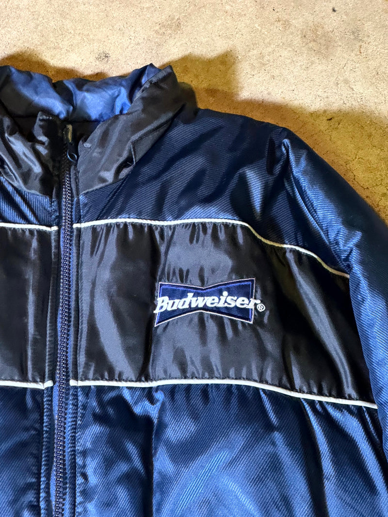 90s Budweiser Puffer Jacket-XL