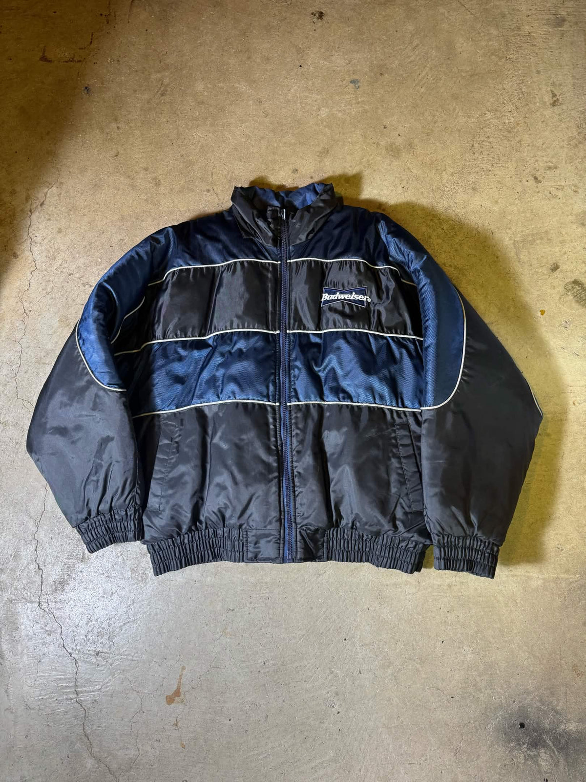 90s Budweiser Puffer Jacket-XL